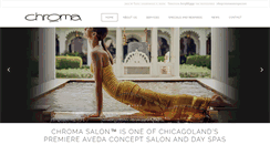 Desktop Screenshot of chromasalonspa.com